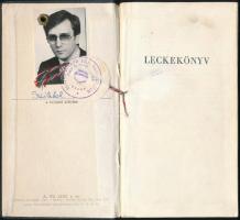 1984 A ELTE jogi karának leckekönyve (Kulcsár, Forgács miniszterek és mások aláírásával)