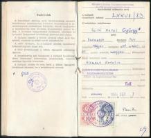 1984 A ELTE jogi karának leckekönyve (Kulcsár, Forgács miniszterek és mások aláírásával)