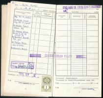 1984 A ELTE jogi karának leckekönyve (Kulcsár, Forgács miniszterek és mások aláírásával)