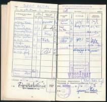1984 A ELTE jogi karának leckekönyve (Kulcsár, Forgács miniszterek és mások aláírásával)