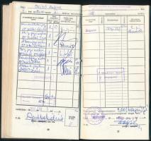 1984 A ELTE jogi karának leckekönyve (Kulcsár, Forgács miniszterek és mások aláírásával)
