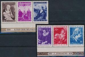 Belgium 1949 Mi 835-840 ívszéli hármascsíkok (Mi EUR 240,-)