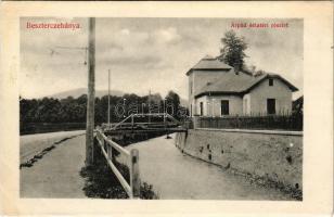 Besztercebánya, Banská Bystrica; Árpád sétatéri részlet. Bánovszky és Dohnányi kiadása / street, pro...