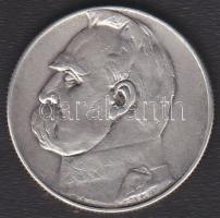 Lengyelország 1934. 5Zl "Józef Pilsudski" Ag T:2