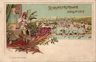 1896 Budapest XI. ´Konstantinápoly´ litho