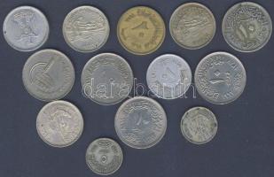 Egyiptom 13db pénzérme T:vegyes