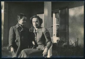 1947 Weilheim, özv. Horthy Istvánné Edelsheim-Gyulai Ilona (1918-2013) és Ifj. nagybányai Horthy Ist...