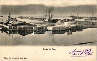 Suez, Docks. Arougheti Bros