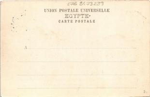 1902 Suez, Agence de la compagnie du canal á Terre-Plain / Canal Company Agency. TCV card (EM)