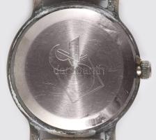Apache karóra ezüst (ag) szíjjal, jelzett, d: 22cm, bruttó 38g