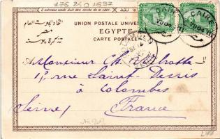 1904 Chadoufs de la Haute Egypte. Lichtenstern &amp; Harari / folklore