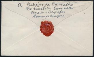 Portugál Mozambik 1933 Dekoratív ajánlott levél Stuttgartba