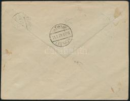 Lettország 1920 Ajánlott levél "LATWIJA / GROBINA" - "LEEPAJA"