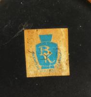 Bodrogkeresztúri vulkánmázas falitál, jelzett, hibátlan, d: 26,5 cm