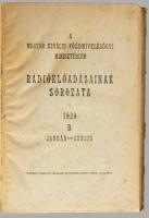 1929-1941 A Magyar Királyi Földmívelésügyi Minisztérium rádióelőadásainak sorozatának kötetei: 1929....