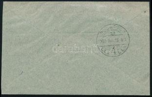 1902 Ajánlott helyi levél négyszínű bérmentesítéssel, "BUDAPEST GY. 53"