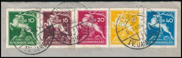 1933 Ajánlott levél Cserkész sorral bérmentesítve, "GÖDÖLLŐ / IV. JAMBOREE" - Wien
