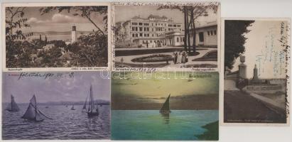 Balaton - 5 db RÉGI Balaton környéki képeslap / 5 pre-1945 postcards