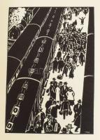 Masereel, Frans: Die Stadt. Hundert Holzschnitte von - - . Berlin, 1962, Rütten &amp; Loening. F...