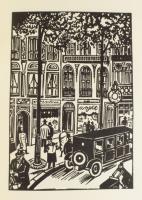 Masereel, Frans: Die Stadt. Hundert Holzschnitte von - - . Berlin, 1962, Rütten &amp; Loening. F...