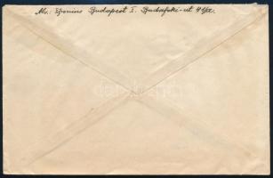1921 Ajánlott levél 5 db bélyeggel Németországba