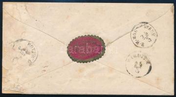 1875 5kr díjjegyes boríték "SLANICZA / ÁRVA M."