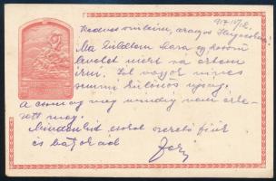 1917 Tábori posta levelezőlap "K.u.k. Res. Offz. Schule des 7. korps"