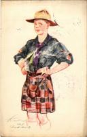 1933 Skót cserkész. Kiadja a Magyar Cserkészszövetség / Scottish Boy Scout. Boy Scouts International...