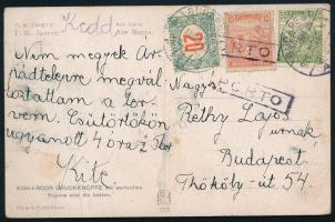 1921 Képeslap portózva