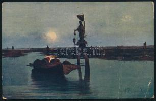 1921 Képeslap portózva