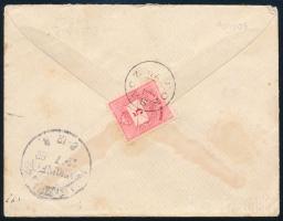 1889 5kr levélen "BOSSACZ"