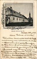 1904 Kalocsa, kálvária, Irgalmas növendékek. Art Nouveau, floral + "Szentgotthárd kocsiposta&qu...