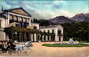 1918 Bad Ischl, Kais. Villa / summer residence of Emperor Franz Joseph I and Empress Elisabeth of Au...