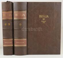 Vizsolyi Biblia. I-II. kötet. Bp., 1990, Helikon. Az 1590-ben Vizsolyban nyomtatott Károlyi-biblia r...