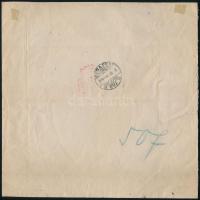 1946 (9. díjszabás) Budapest helyi levél Lovasfutár 20 ezer P, egy bélyeges bérmentesítéssel