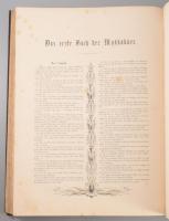 Doré Heilige Schrift 3. kötet 347-796 p. Gustáv Doré illusztrációival. ca 1880. Korabeli egészvászon...