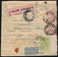 Olaszország 1926 Csomagszállító Jugoszláviába