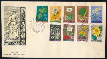 1955 Mi 765-773 sor FDC-n