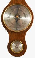 Német barometer hőmérővel, jó állapotban, m: 45 cm