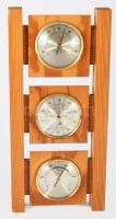 Német háromrészes barometer, 39x18 cm