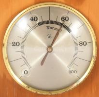 Német háromrészes barometer, 39x18 cm