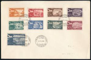 1951 Mi 644-652 sor FDC-n