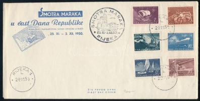 1950 Mi 622-627 sor FDC-n
