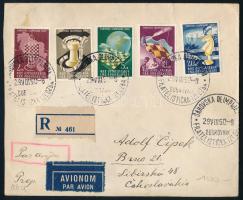 1950 Mi 616-620 sor FDC-n