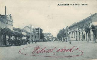 Mátészalka Főutca Erdélyi Bertalan üzletével
