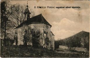 1907 Nagysáros, Velky Saris; II. Rákóczi Ferenc udvari kápolnája. Holénia Béla kiadása. Fénynyomat D...