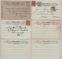 17 db RÉGI (1905 előtti) litho képeslap: nemzetek postája / 17 pre-1905 litho postcards: post delive...