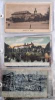 CSEHSZLOVÁKIA - 150 db RÉGI város képeslap egy albumban / CZECHOSLOVAKIA - 150 pre-1945 town-view po...