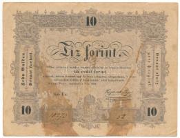 1848. 10Ft "Kossuth bankó" "Fe. 10273 52" T:F folt
Adamo G111