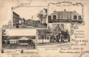 Bűdszentmihály Vasútállomással (fl)